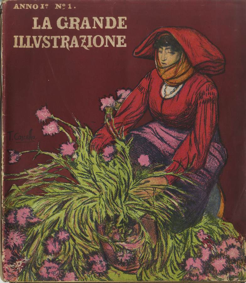 copertina-la-grande-illustrazione-fondata-a-diretta-da-basilio-cascella-a-pescara-anno-i0-n-1