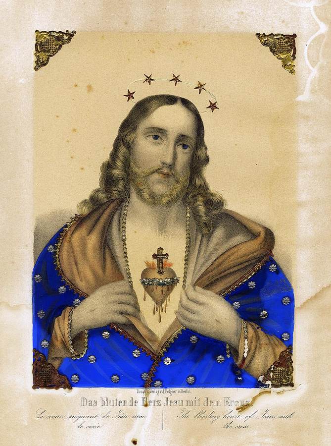 das-blutende-herz-jesu-mit-dem-kreuz-druck-u-verlag-v-a-felgner-in-berlin